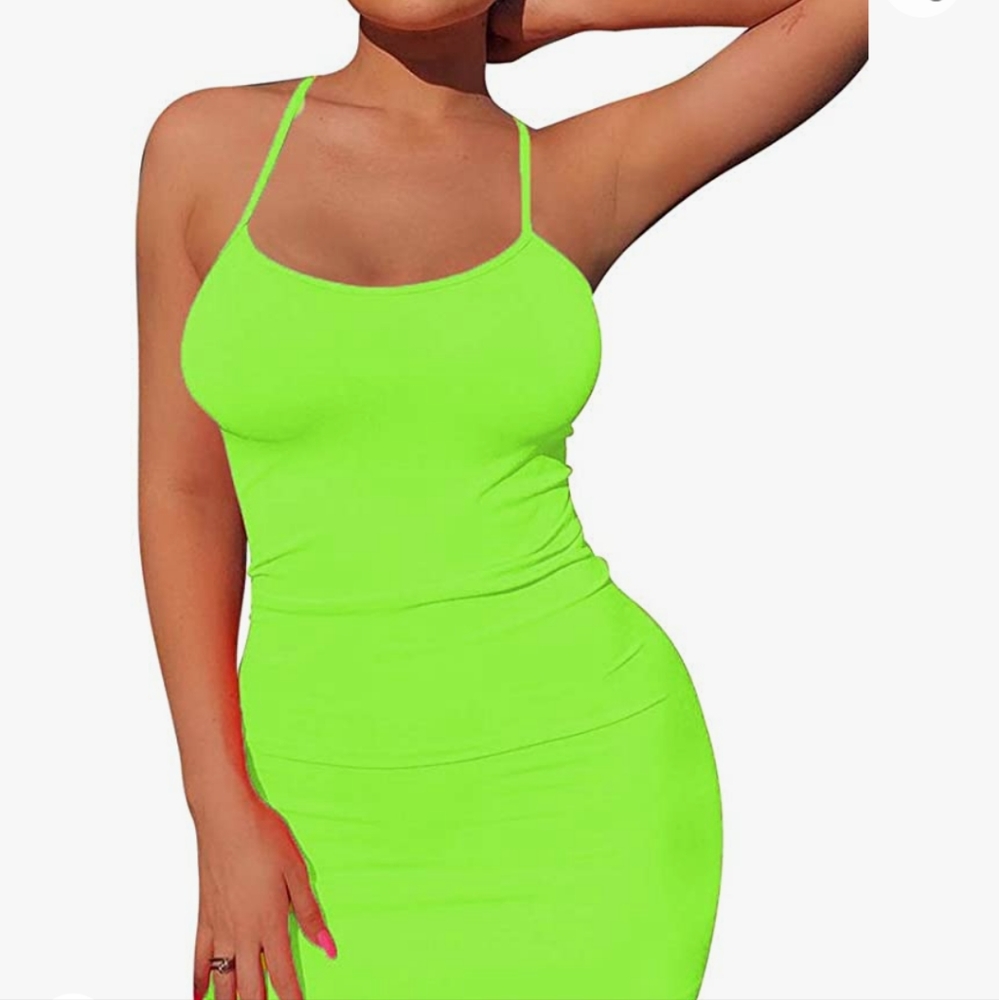 Sexy neon dress - Picture 3 of 3
